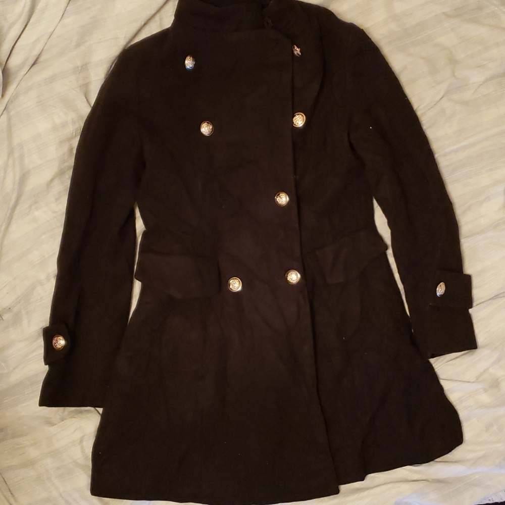 Paiye Double Breasted Long Jacket Dress